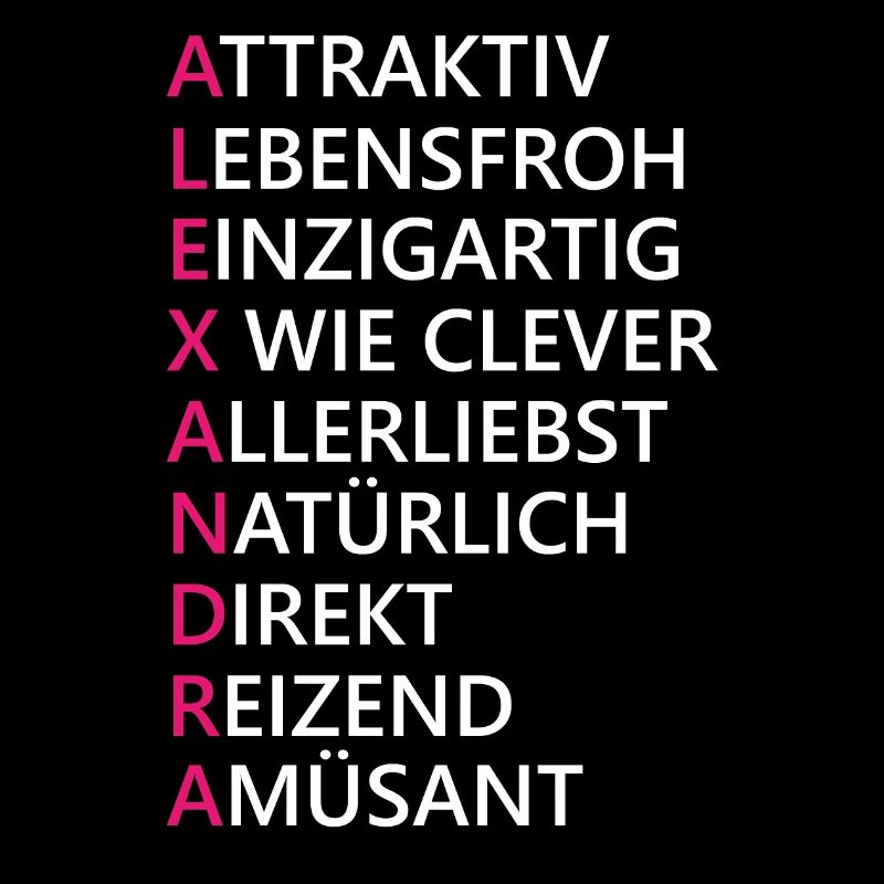 Alexandra Name Geschenk