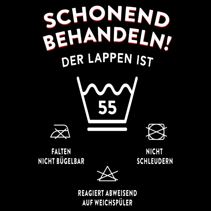 Schonend Behandeln der ist Lappen 55