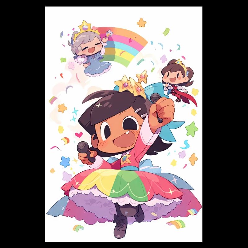 Diverse Pride Trio: Celebrating Friendship and