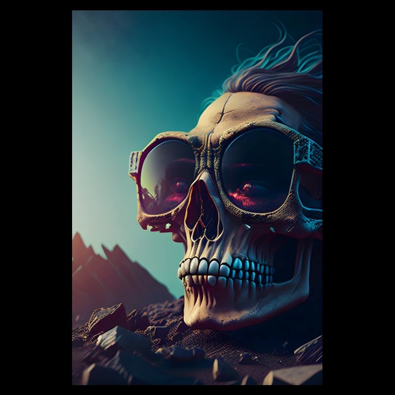 Skull sunglasses! Unique style original humor