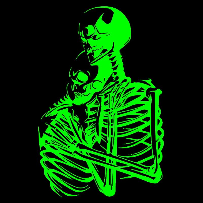 skull skeleton death halloween horror black dead