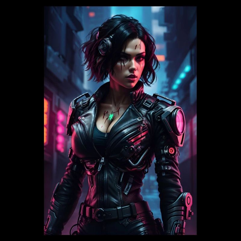 Frau Cyberpunk