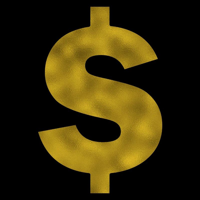 Dollarzeichen Gold