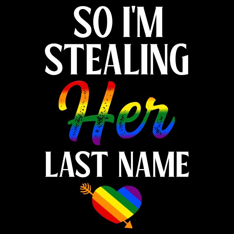 LGBTQ Pride Paar Regenbogen Bi Verlobung Hochzeit