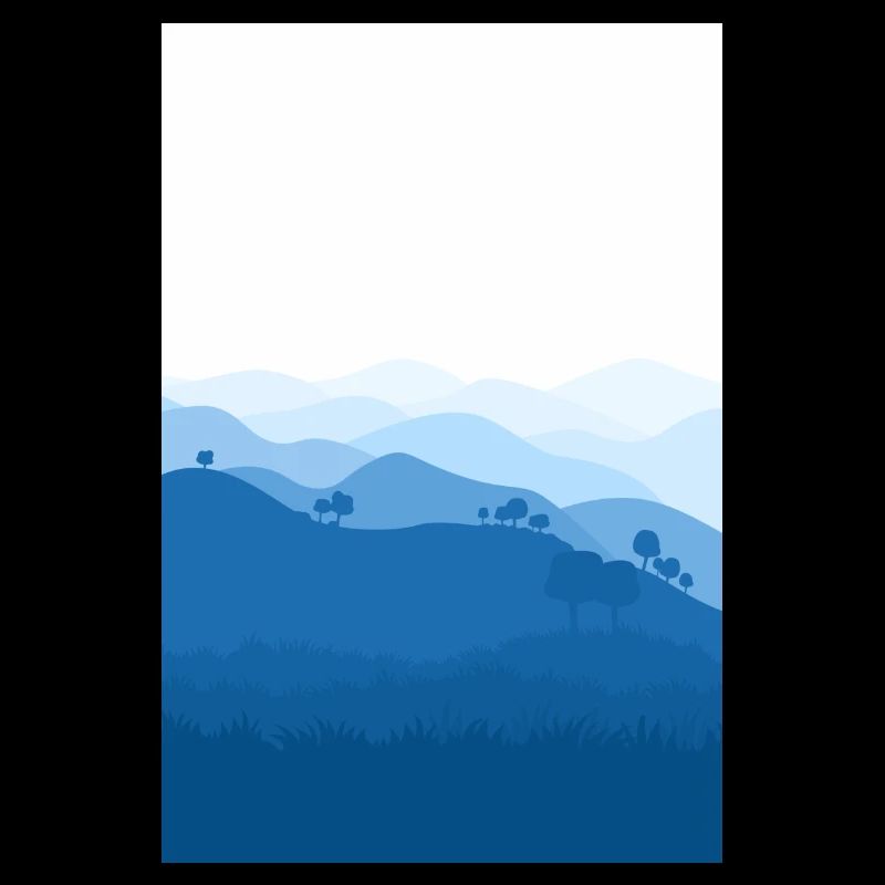 Blue mountains background