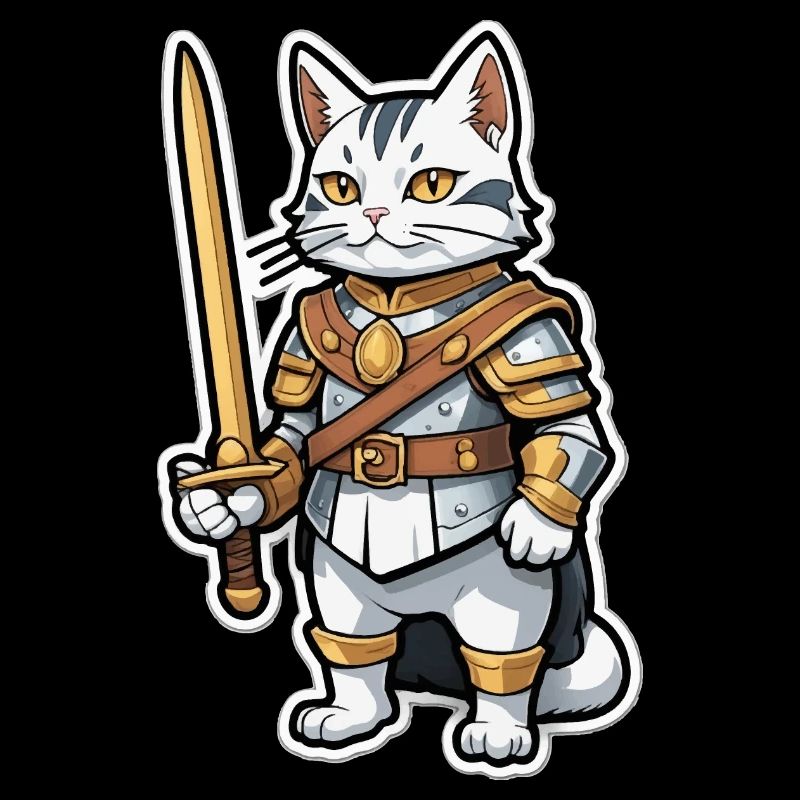 Katze Ritter Comic