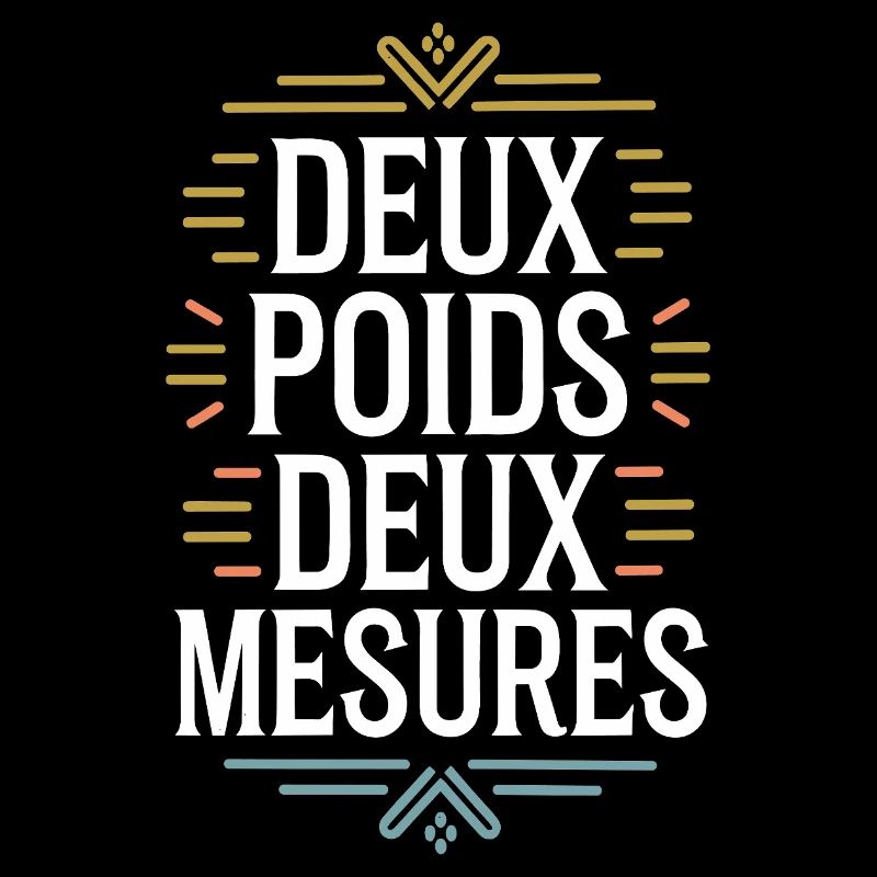 Deux poids deux mesures