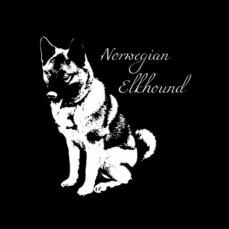 Norwegian moose dog