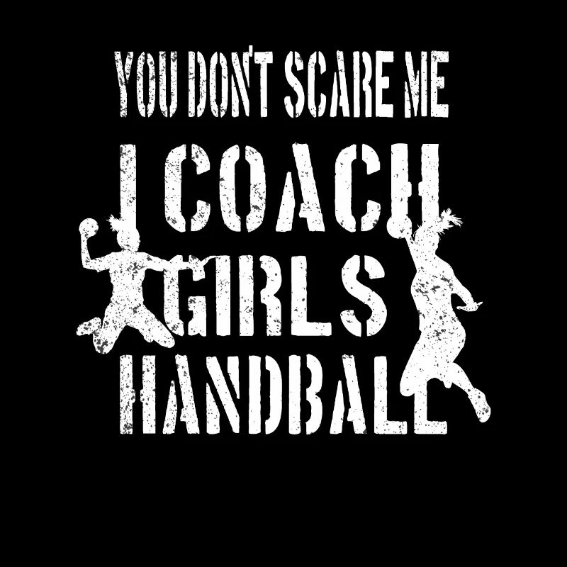 Handball Trainer Mädchen Mannschaft Team Handballt