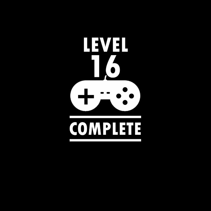 Level 16 Complete 16. Geburtstag Geschenkidee