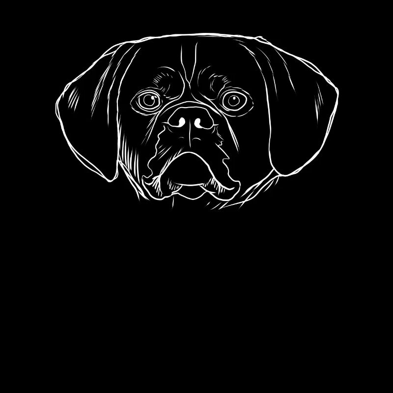 Stroke Puggle Dog