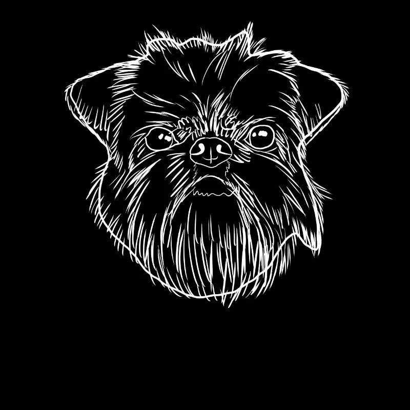 Brussels Griffon Hund