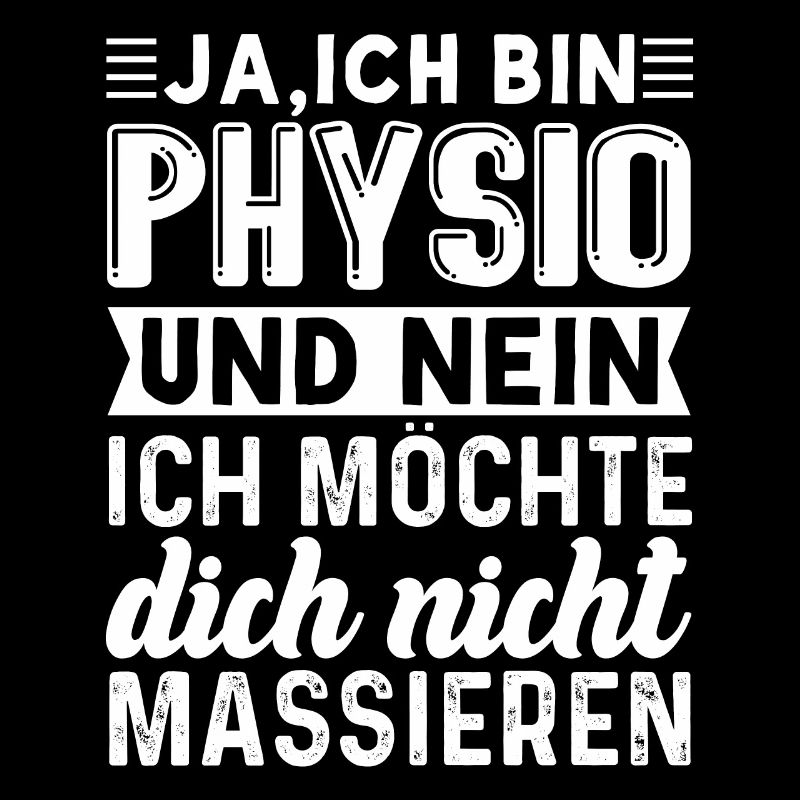 Physiotherapie Masseur Ja, ich bin Physio
