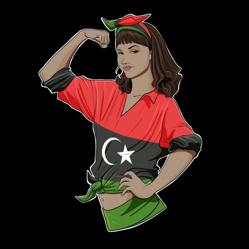 Fille libyenne incassable I Patrimoine libyen I Libye