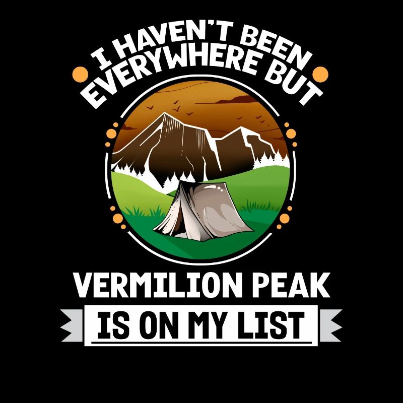 Vermilion Peak est sur ma liste Randonner Camping Hiker