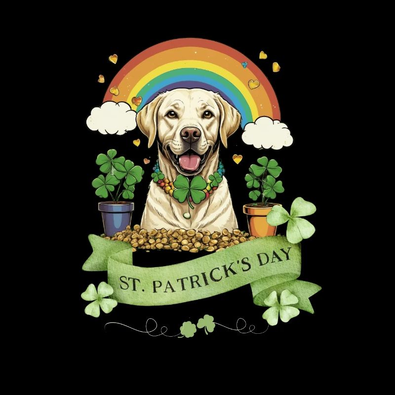Clover St. Patrick's Day Labrador