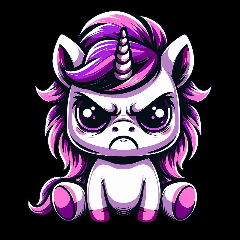 Licorne mignonne Maléfique
