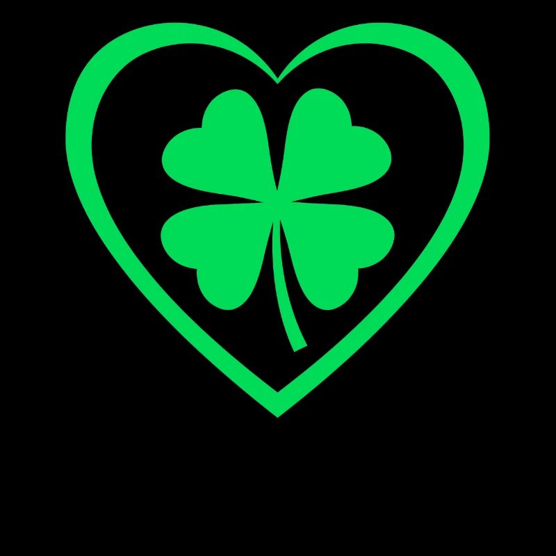 Shamrock Heart Lucky Clover St. Patrick's Day