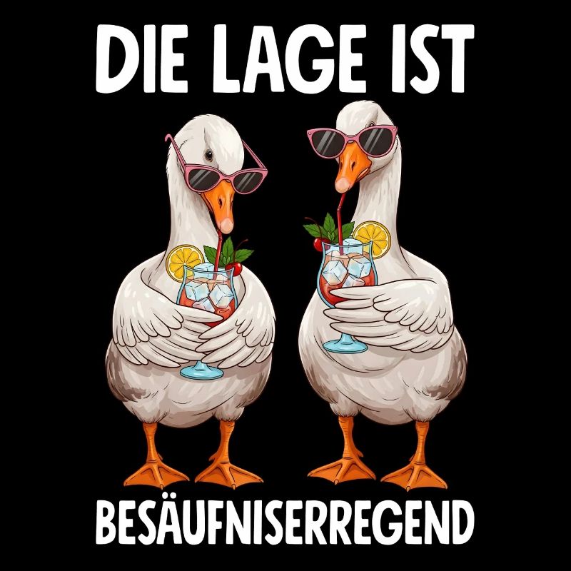 Die Lage Ist Besäufniserregend Gänse Gans