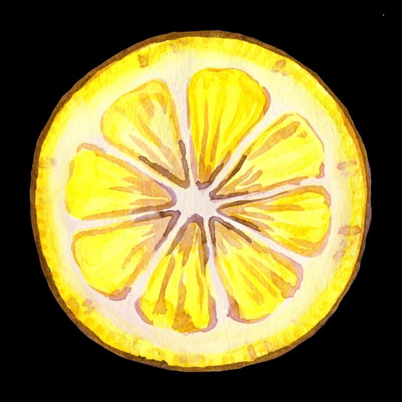 Citron (aquarelle)