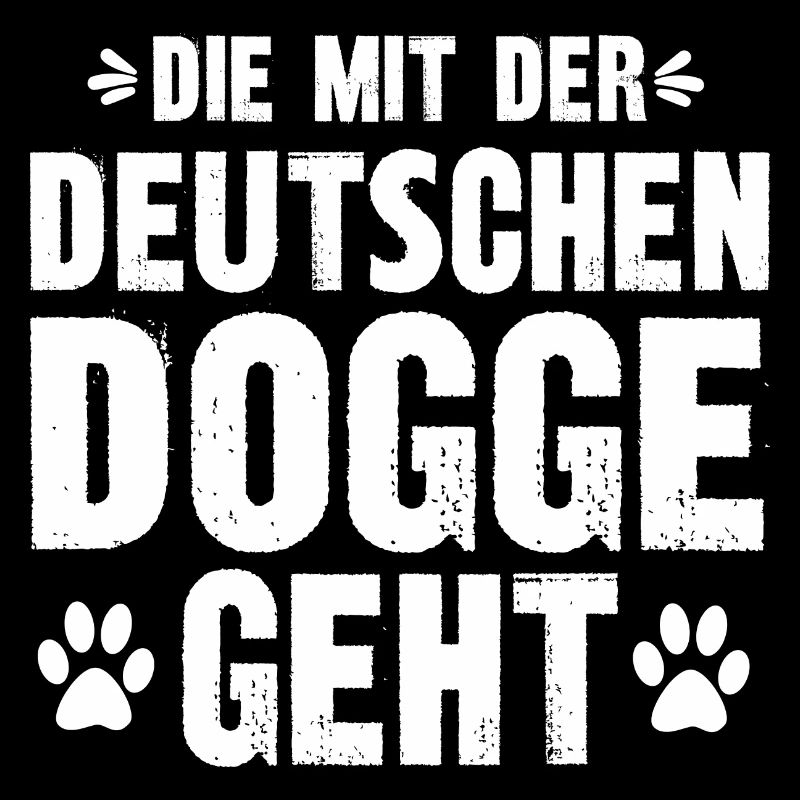 Die mit der Deutschen Dogge geht