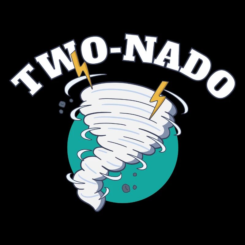 Twonado Two Nado 2 Year Old 2nd Birthday Tornado