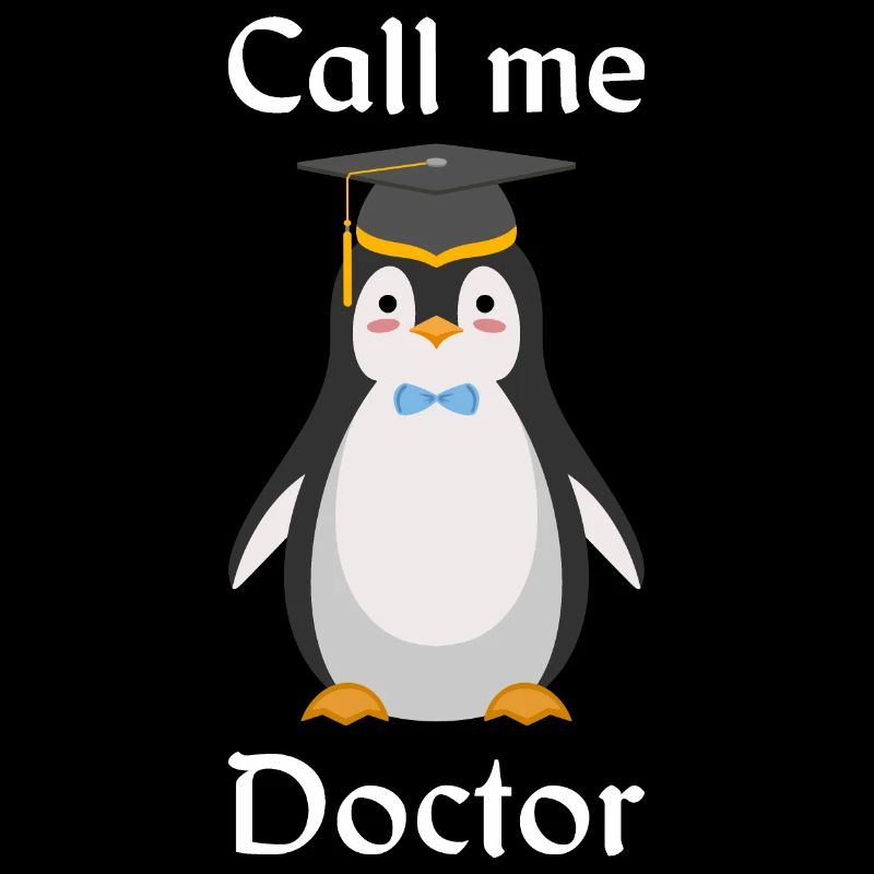 Pinguin doktor Doktorarbeit Abschluss