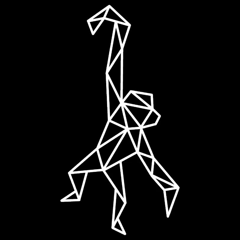 Monkey Geometric Line