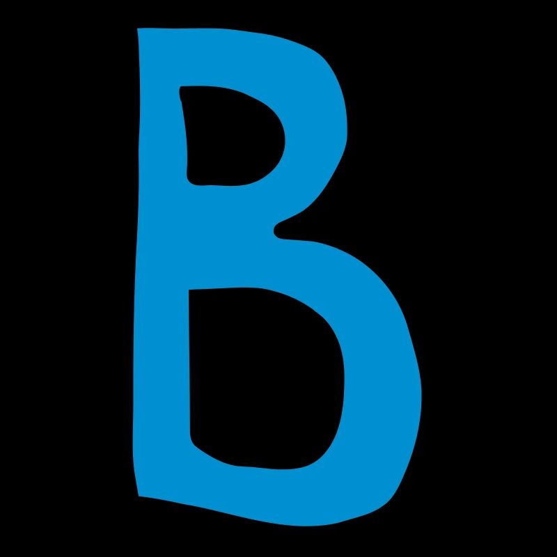 Buchstabe B Comic Cartoon