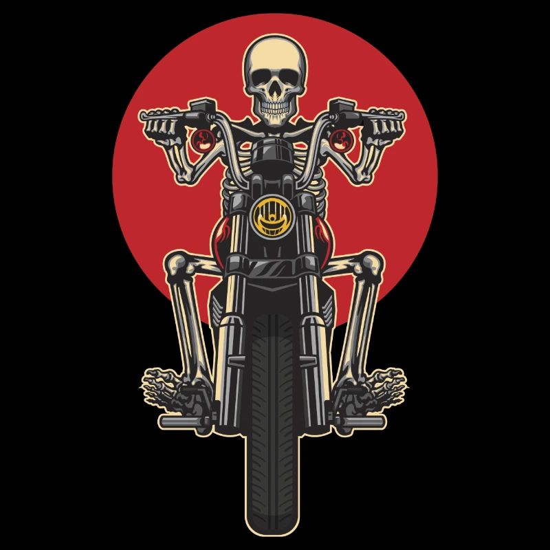 Skull Ride Motocyle , motorbiker