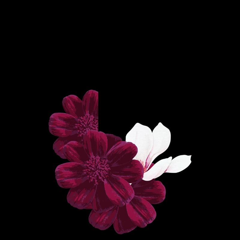 letter I flowered