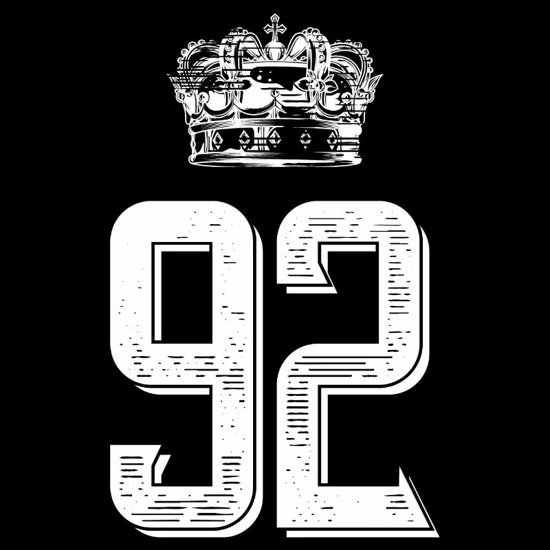92 Number crown