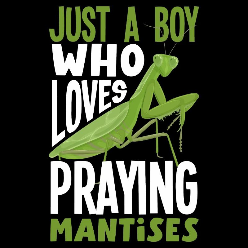 Insect Bug Collector Just a Boy Who Loves Praying