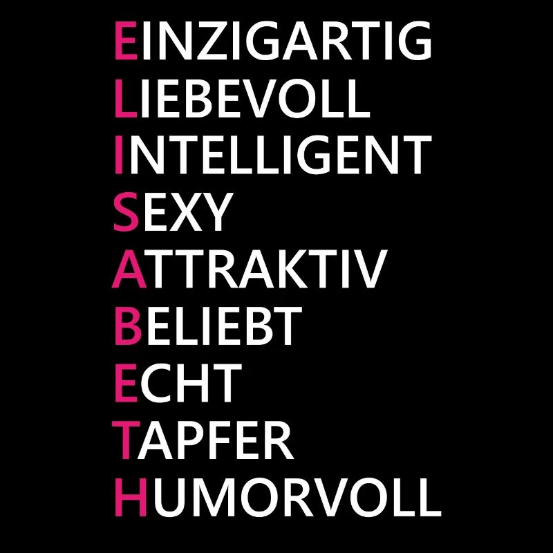 Elisabeth Name Geschenk