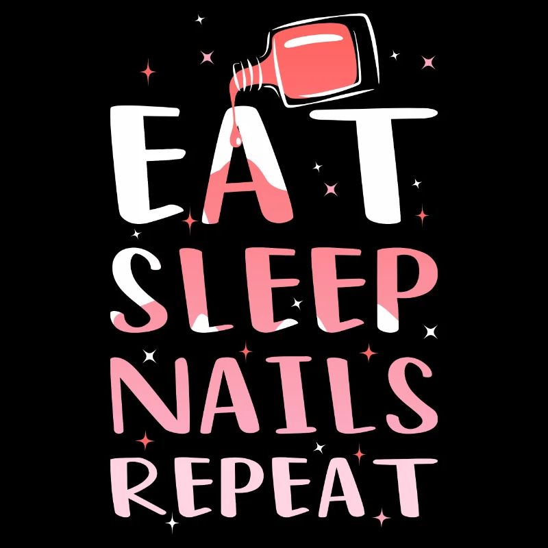 Manucure Salon de manucure Manger Dormir Ongles Répéter