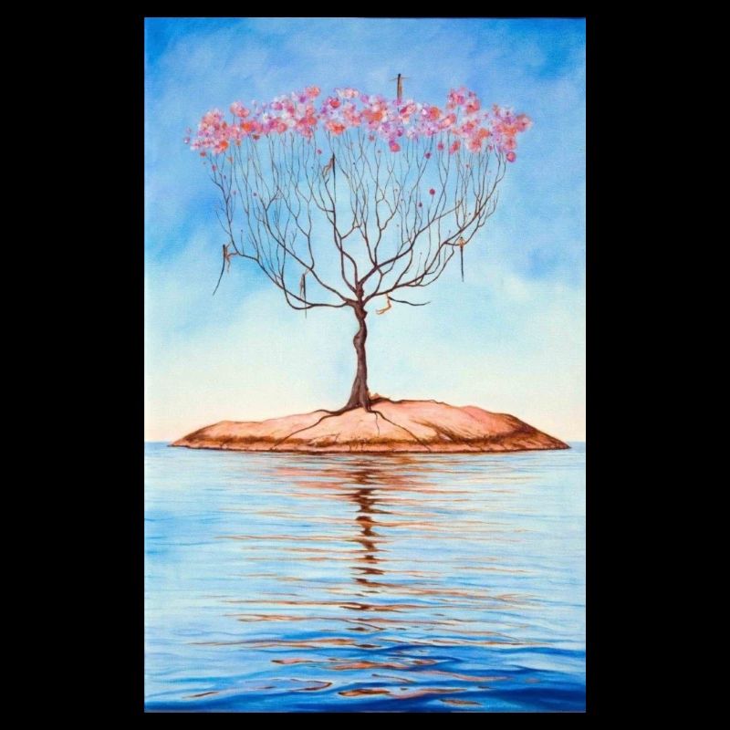 Baum mit rosa Blüten