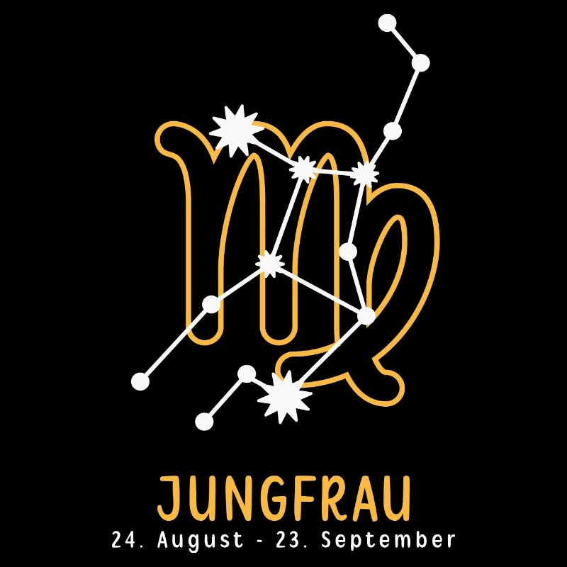 Sternzeichen Jungfrau Illustration