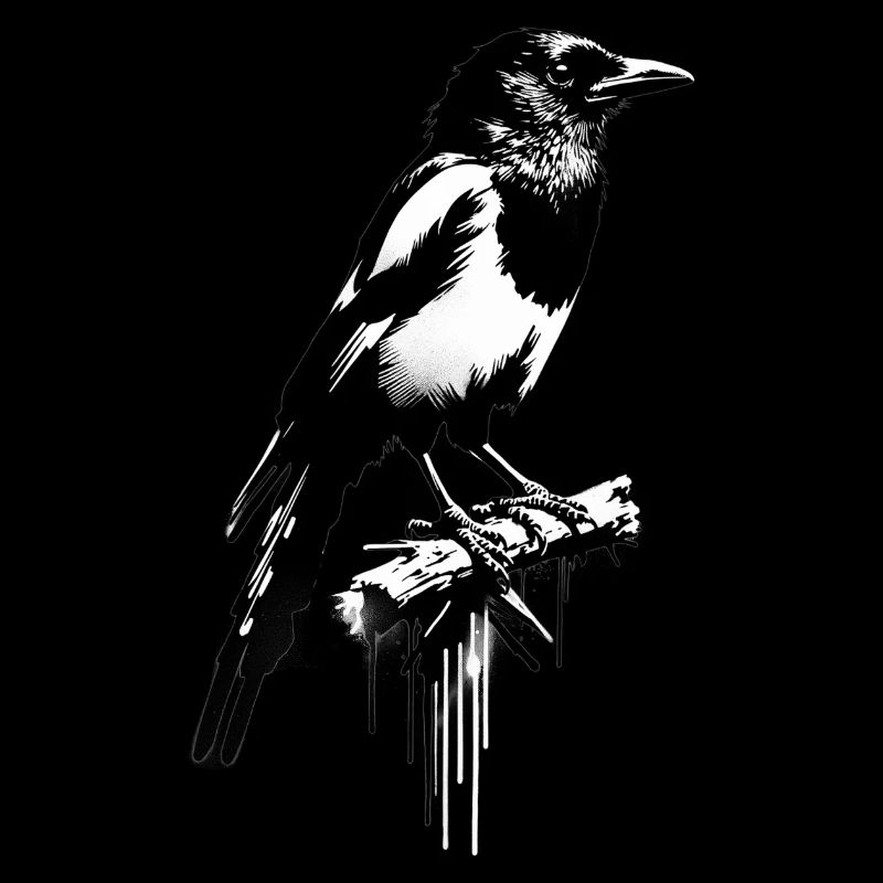Voleur de pie Street Art