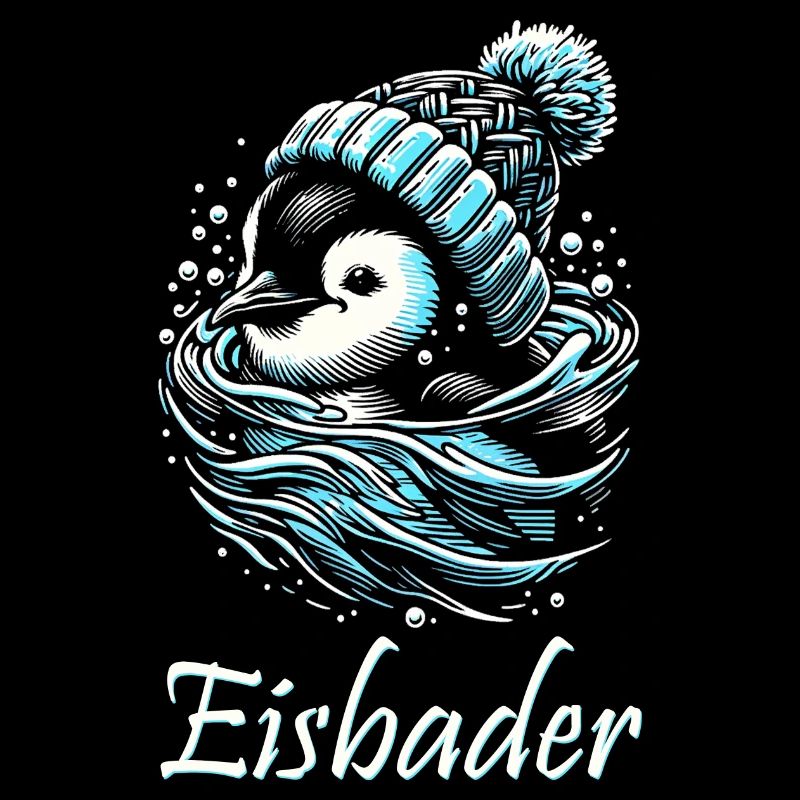 Eisbader Pinguin