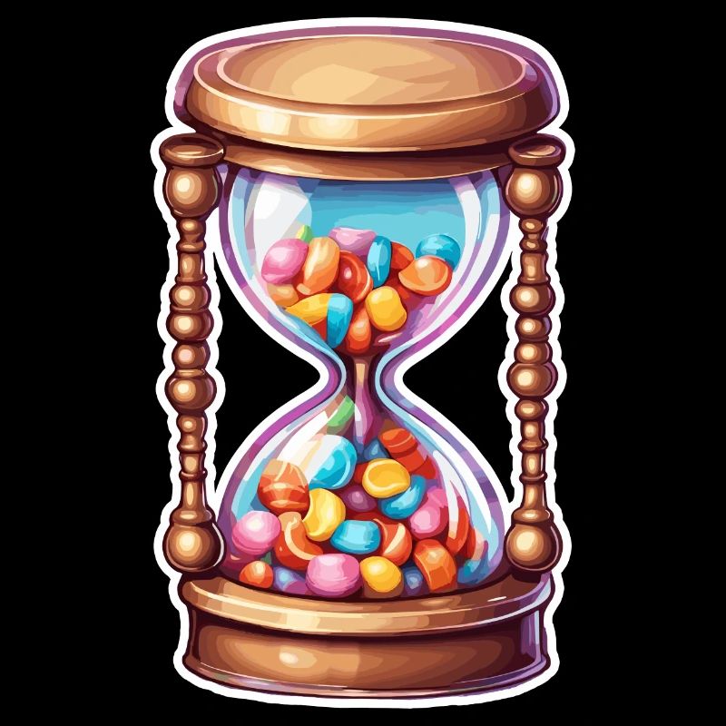 Sanduhr / Zeitmesser / Antik /Sandkörner / Ablauf