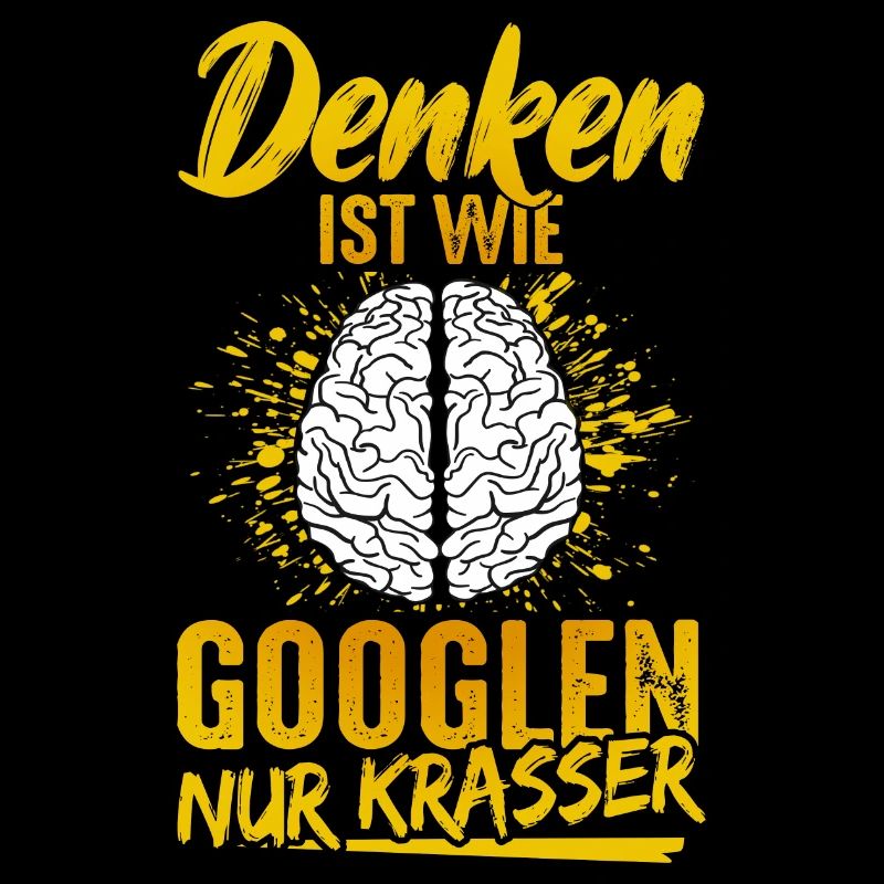 Thinking is like googling only crass brain students