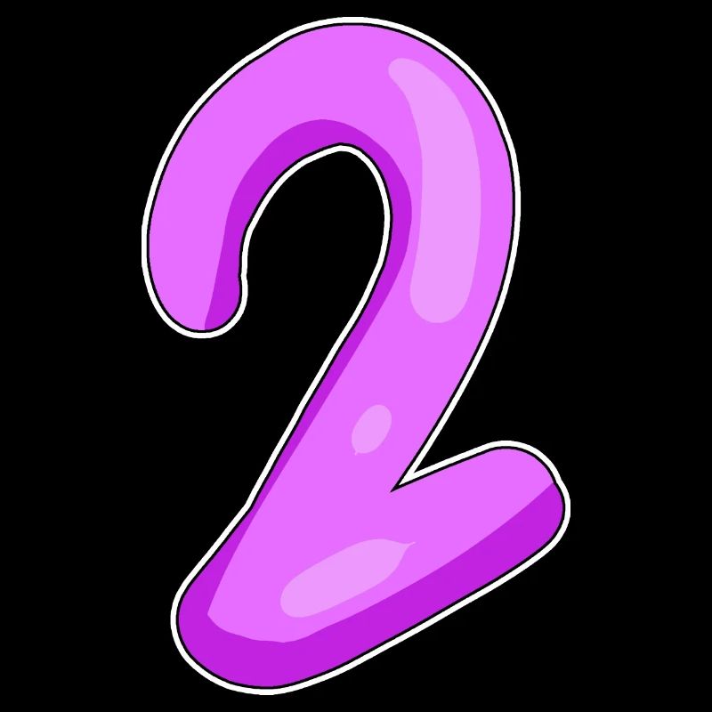 Two - 2 - Number Number