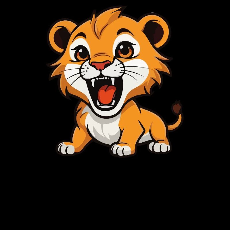 Brüllender Babylöwe