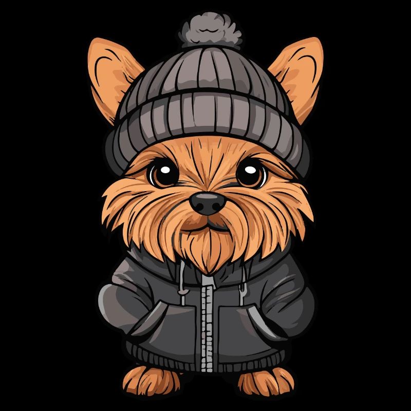 Yorkshire Terrier Chien Dessin animé