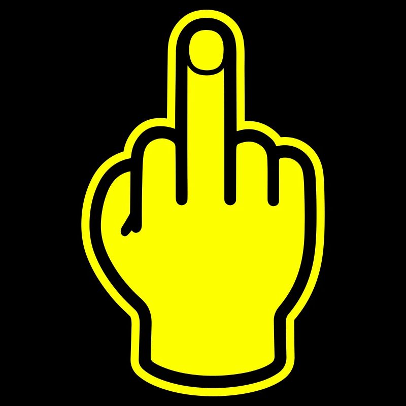 Middle Finger Hand Provocative