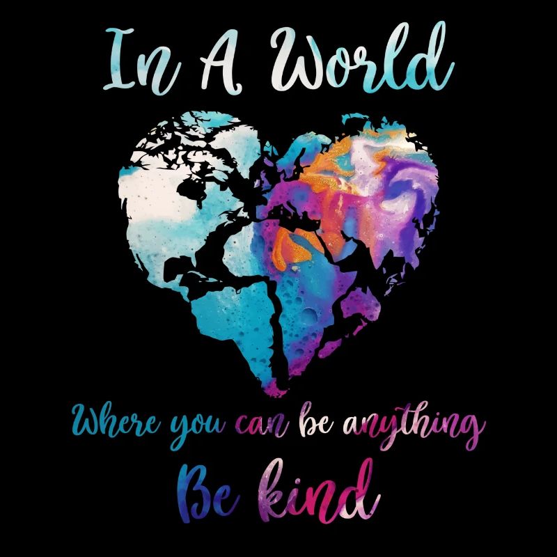 Heart World Map
