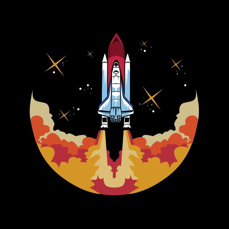 Astronaute de lancement de la navette spatiale