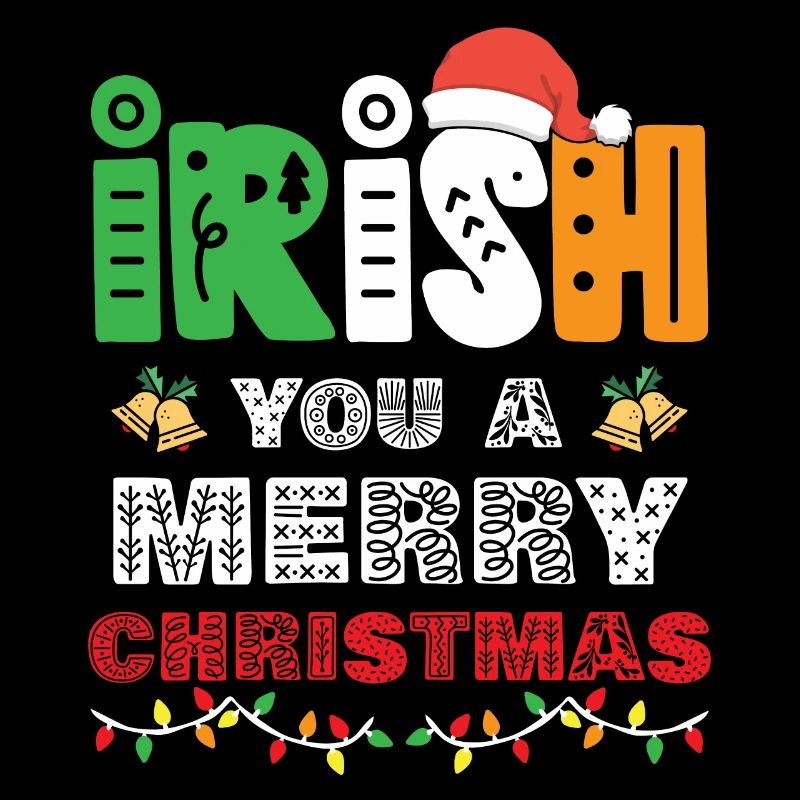 Irlandais vous un joyeux Noël drôle de vacances de Noël