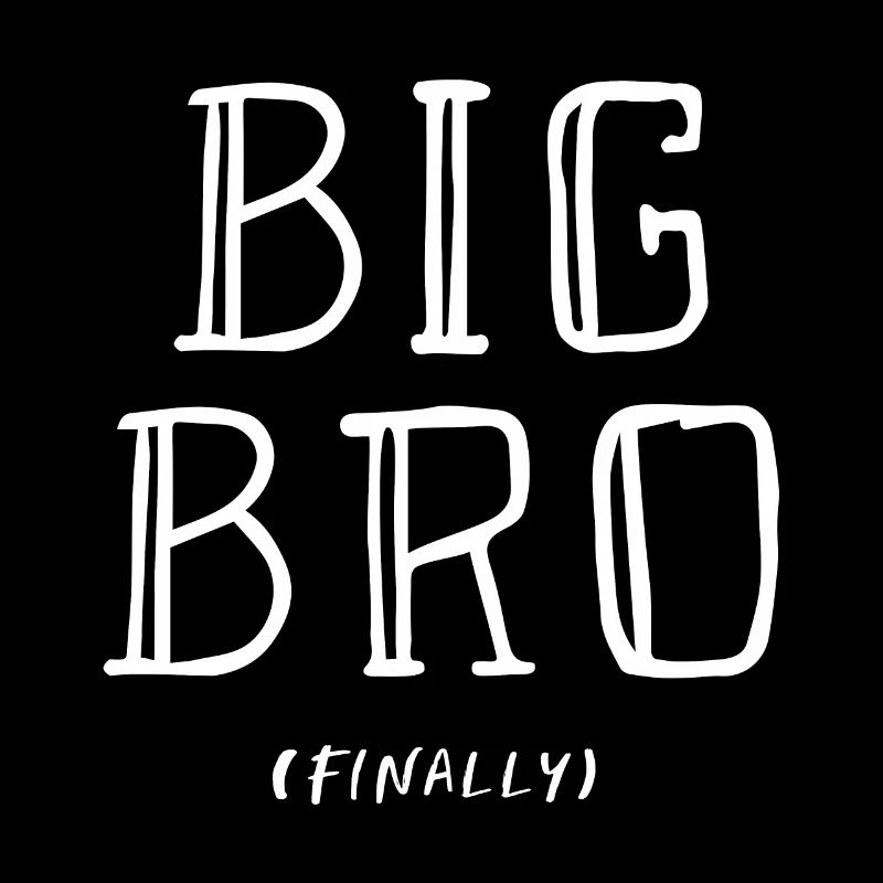 Ich werde endlich großer Bruder Big Bro Geschenk