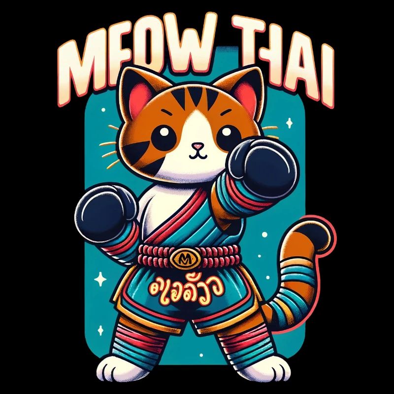 Mixed Martial Arts Meow Thai Muay Thai Cat
